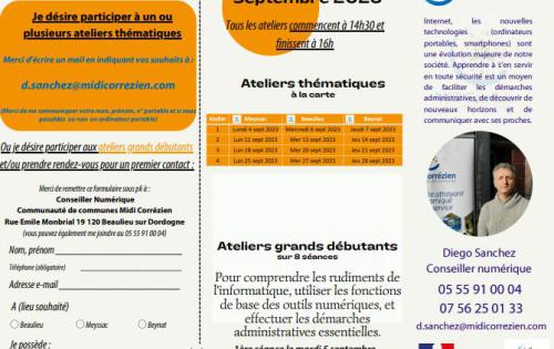 ateliers numériques gratuits