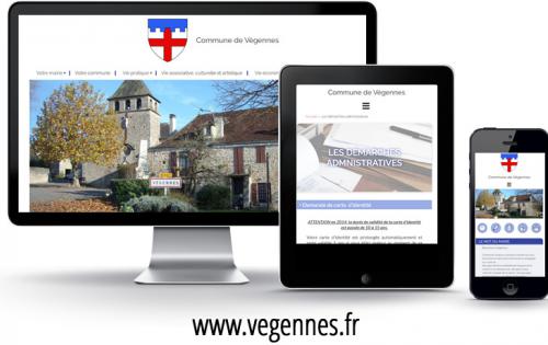 Le site de la commune de Végennes est en ligne !